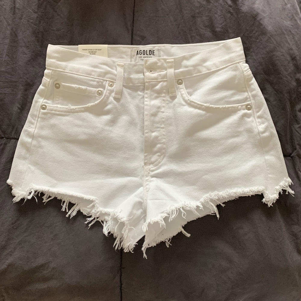 Agolde Parker shorts size 23 new with tags